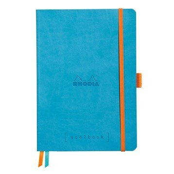Rhodia Goalbook soft turquoise A5 dot ivory