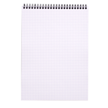 Rhodia NotePad wire black A4 squared