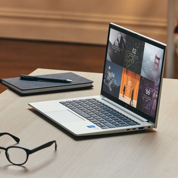 HP EliteBook 830 G8 13.3&quot; i5-1135G7, 8 GB, 256 GB SSD, Win 10 Pro - b&auml;rbar dator, Silver