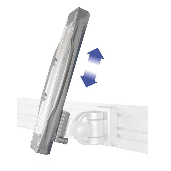 Forming Function Monitor Slider 01 Adapter, for 1 monitor, 5kg, VESA 75/100, Silver