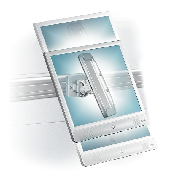 Forming Function Monitor Slider 01 Adapter, for 1 monitor, 5kg, VESA 75/100, Silver