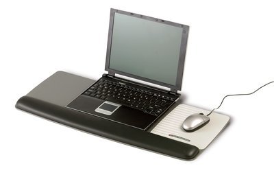 Wristsupport for mouse&amp;keyboard incl.plate grey/black WR422