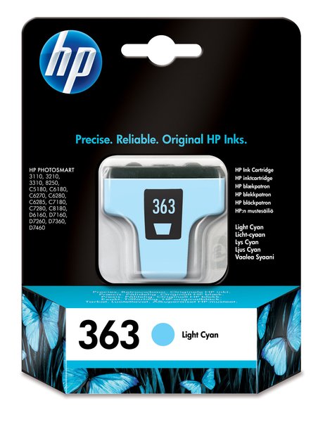 HP 363 ink light cyan for PS8250 (UK)