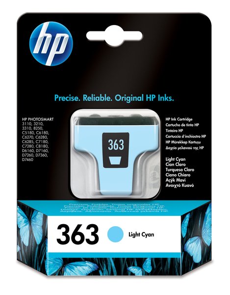 HP 363 ink light cyan for PS8250 (UK)