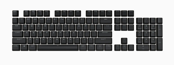 CORSAIR PBT Double-shot Pro Keycaps - Black