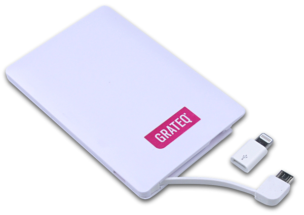 GRATEQ 2500MAH POWERCARD