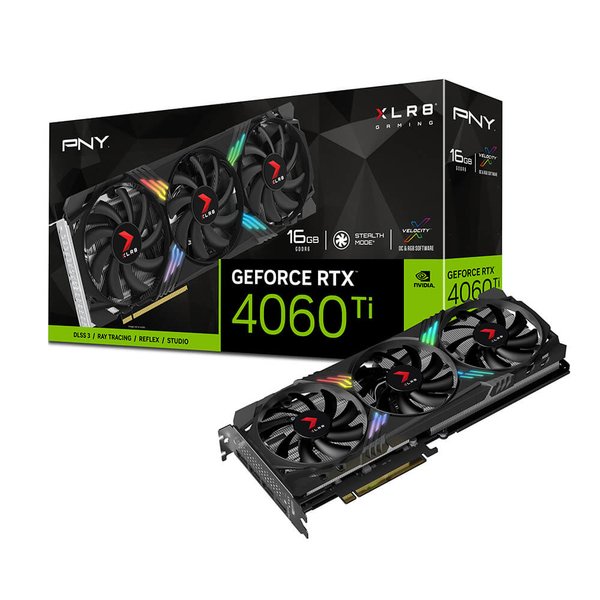 PNY GeForce RTX 4060 Ti 16GB XLR8 Gaming VERTO EPIC-X RGB - graphics card