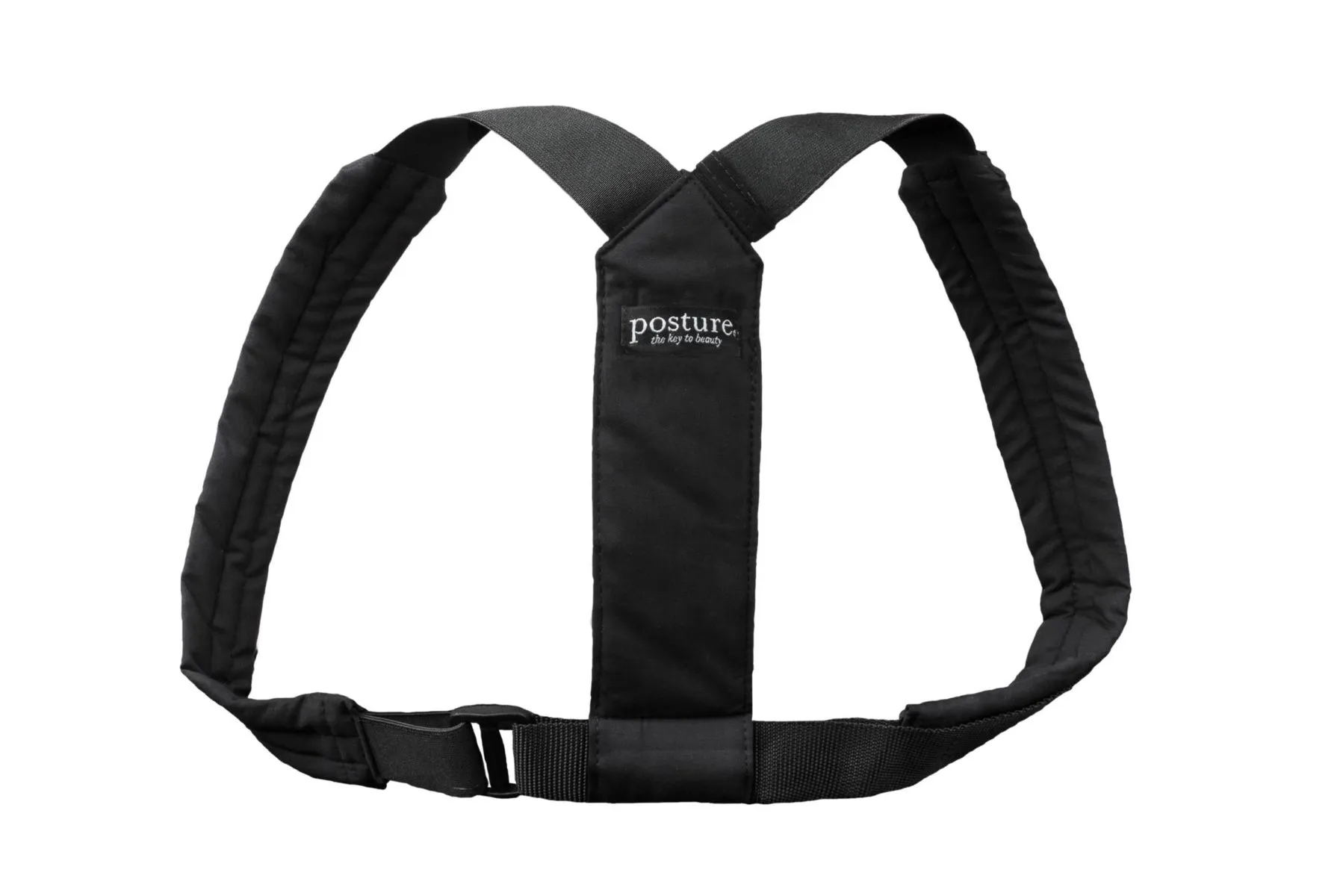 Swedish Posture Flexi - posture brace, Black, L-XL