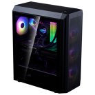 ADATA XPG VALOR AIR PLUS midi-tower chassi med f&ouml;nster, med RGB-belysning, svart