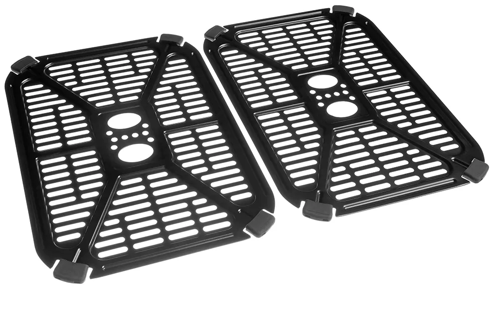 Airfryer Satisfry Dual Basket - airfryer, Black, 2x4.5l