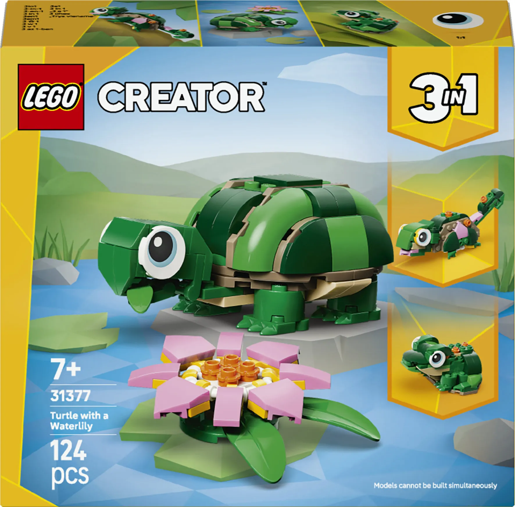LEGO Creator Sk&ouml;ldpadda och n&auml;ckros 31377
