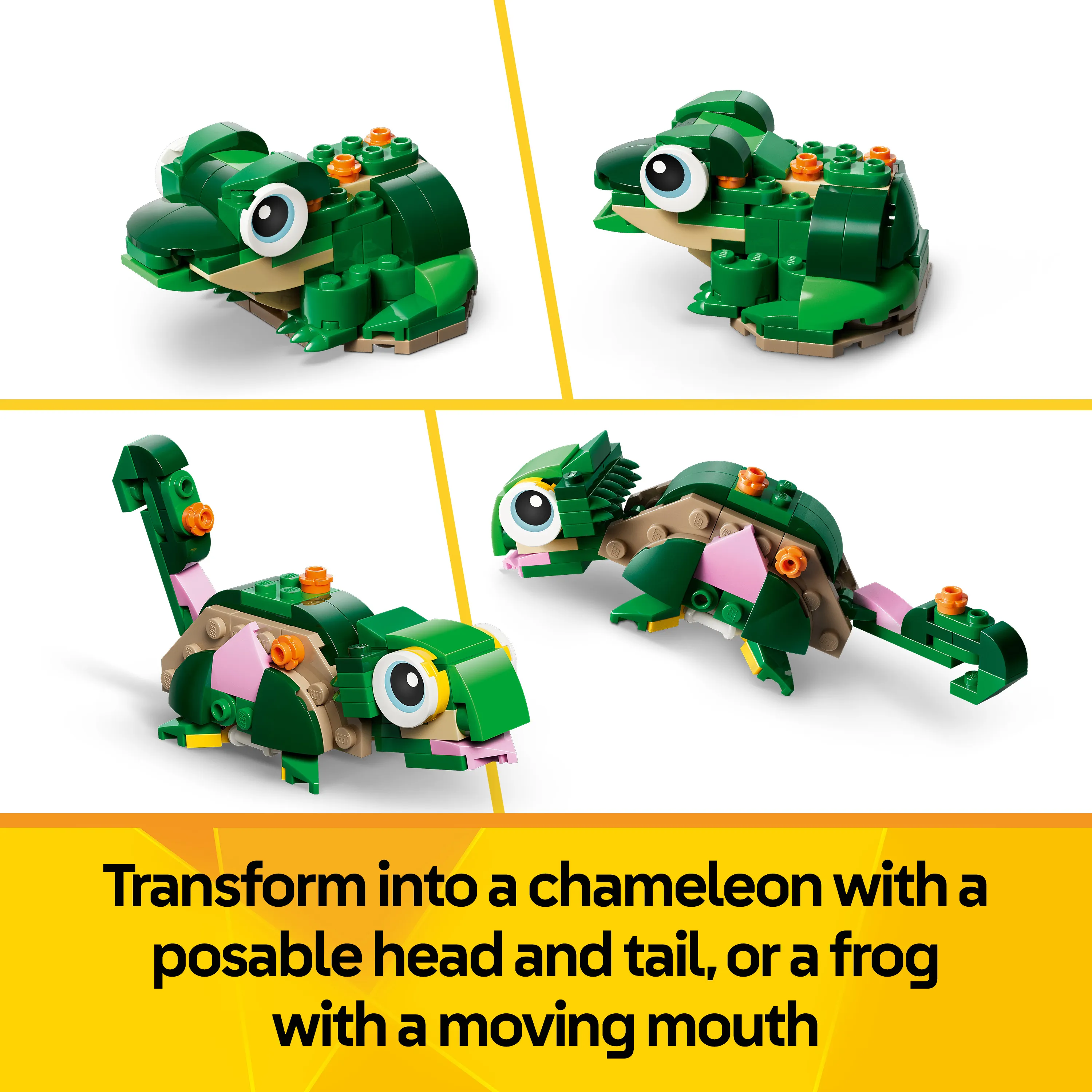 LEGO Creator Sk&ouml;ldpadda och n&auml;ckros 31377