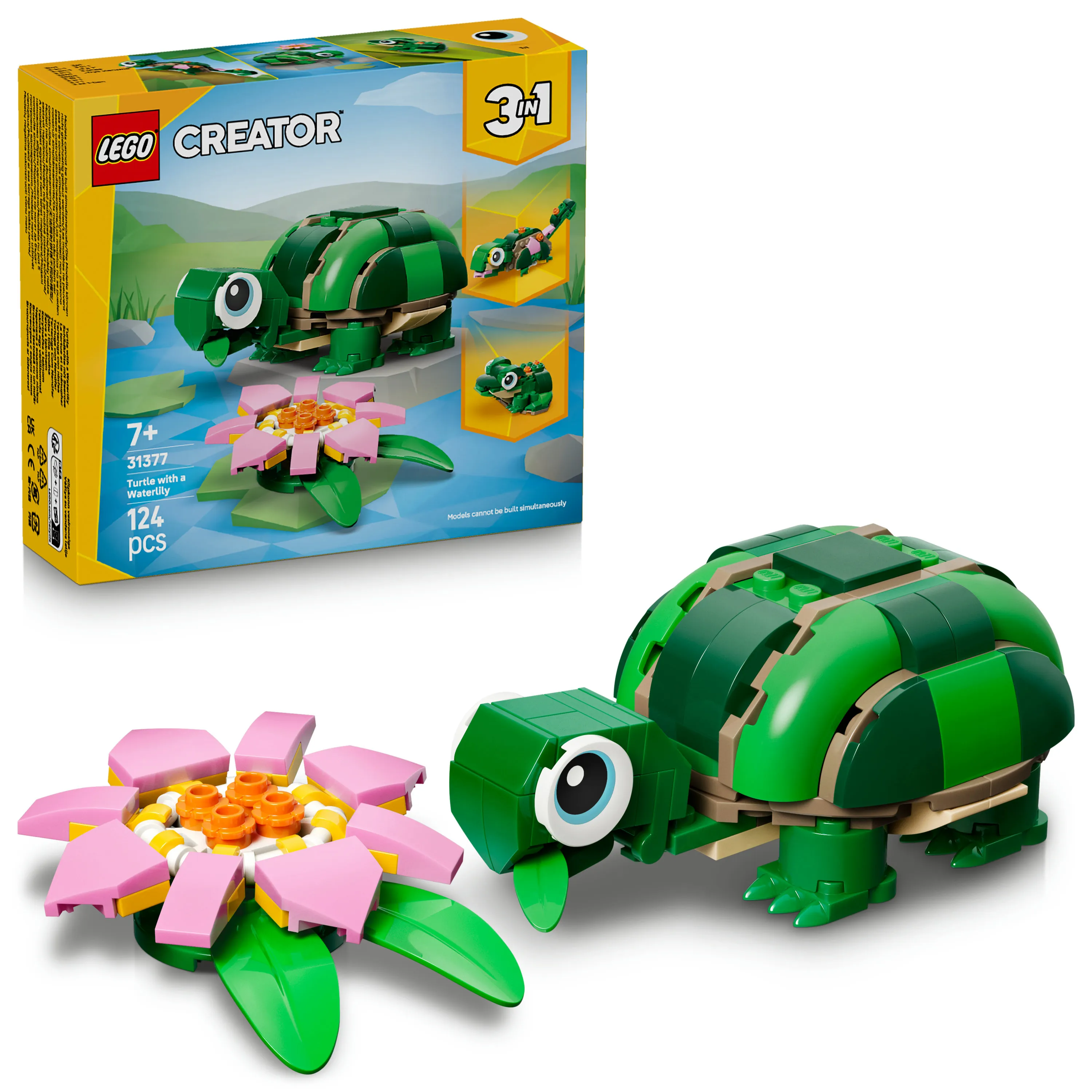LEGO Creator Sk&ouml;ldpadda och n&auml;ckros 31377