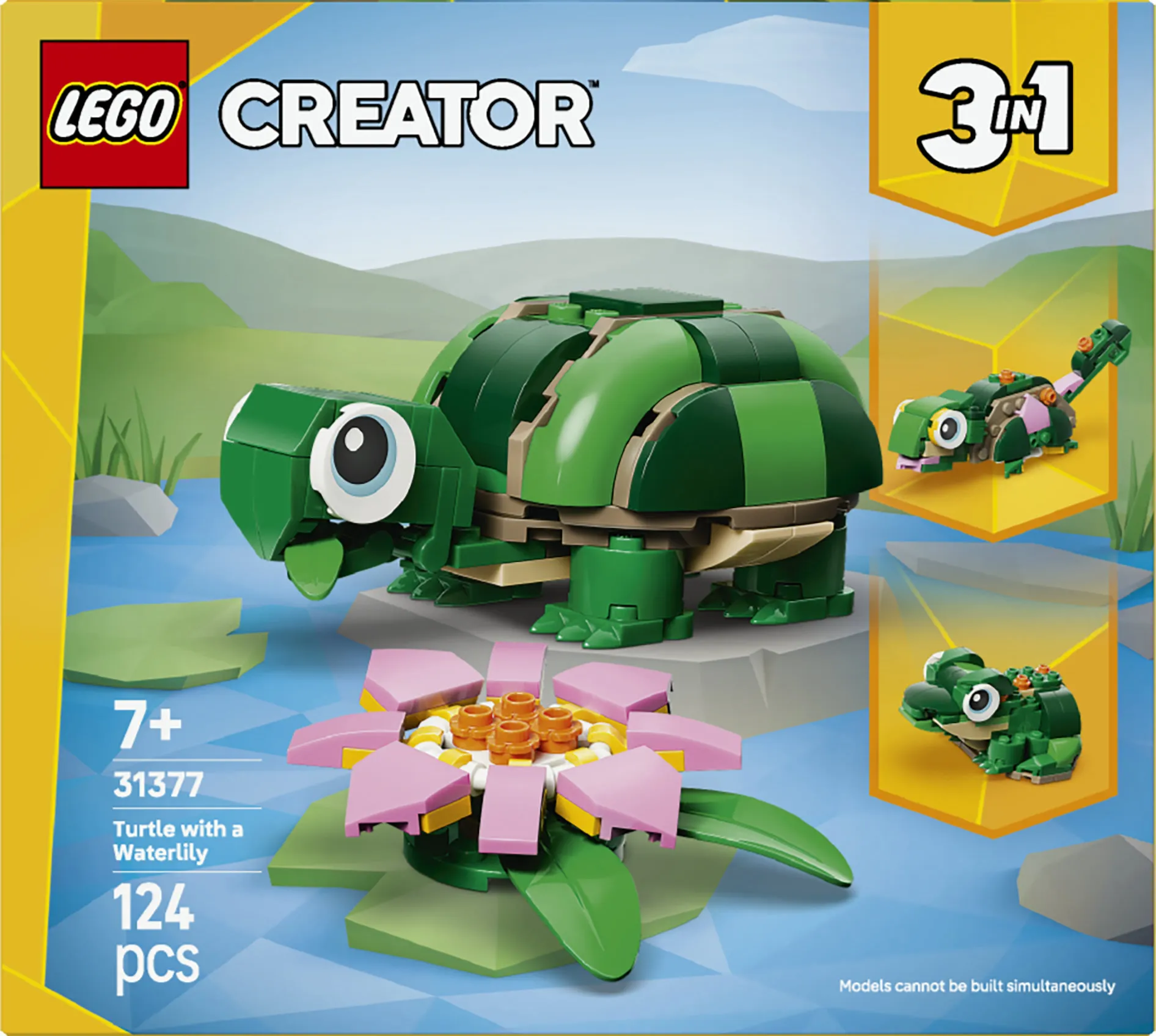 LEGO Creator Sk&ouml;ldpadda och n&auml;ckros 31377