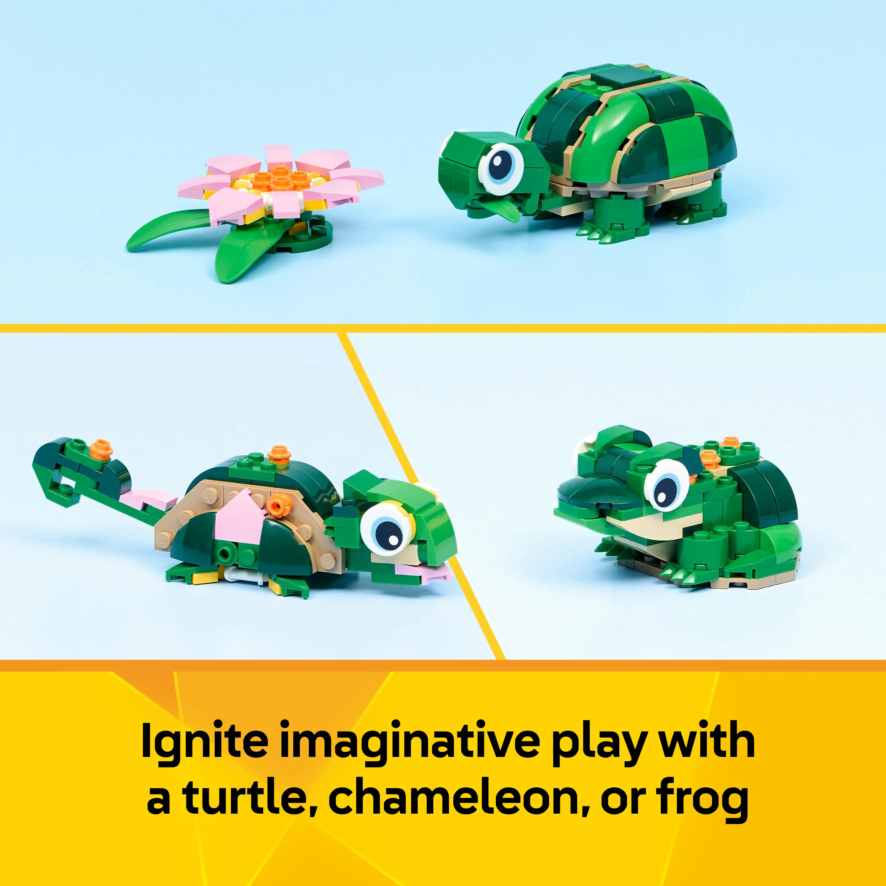 LEGO Creator Sk&ouml;ldpadda och n&auml;ckros 31377
