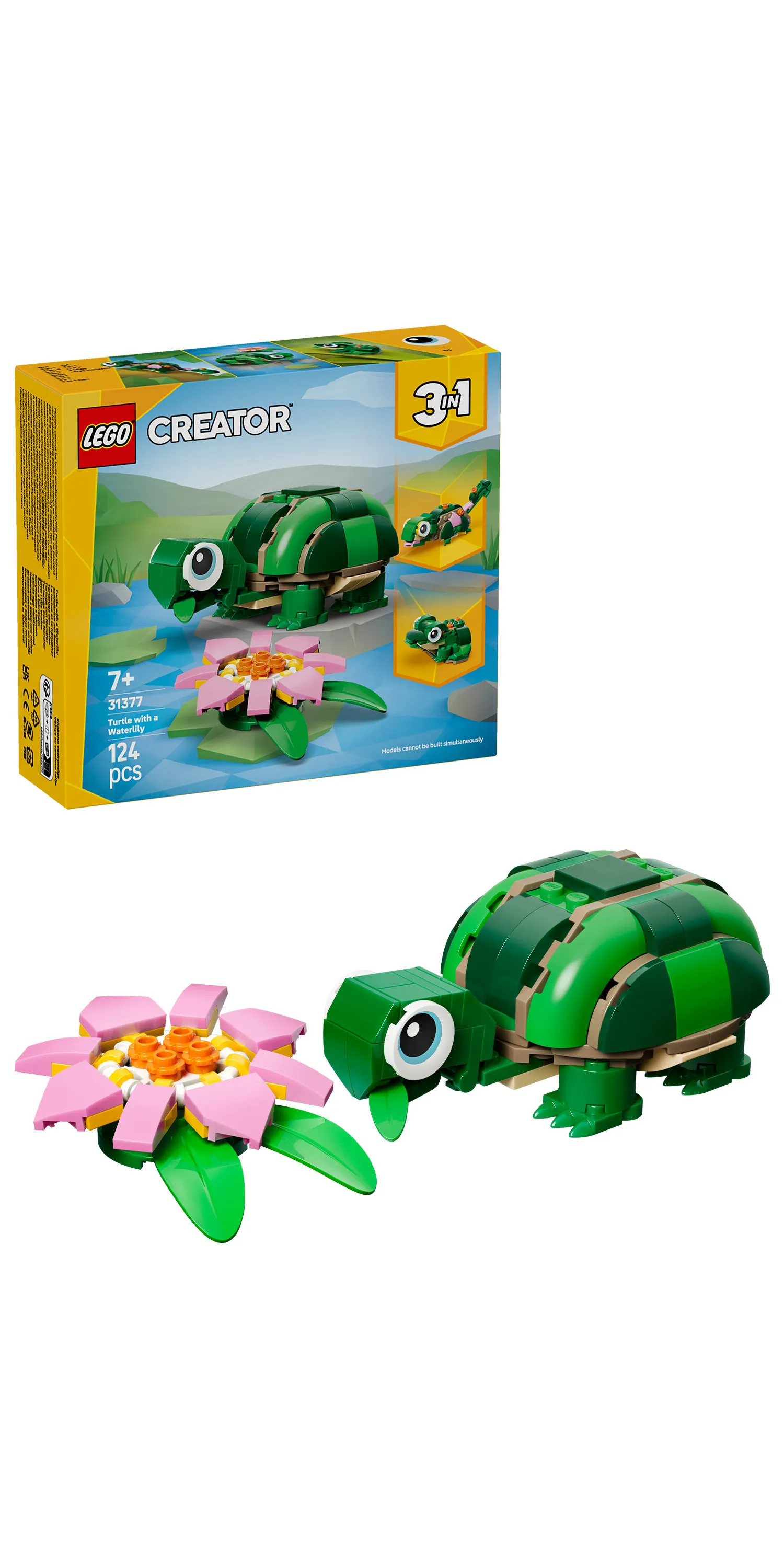 LEGO Creator Sk&ouml;ldpadda och n&auml;ckros 31377