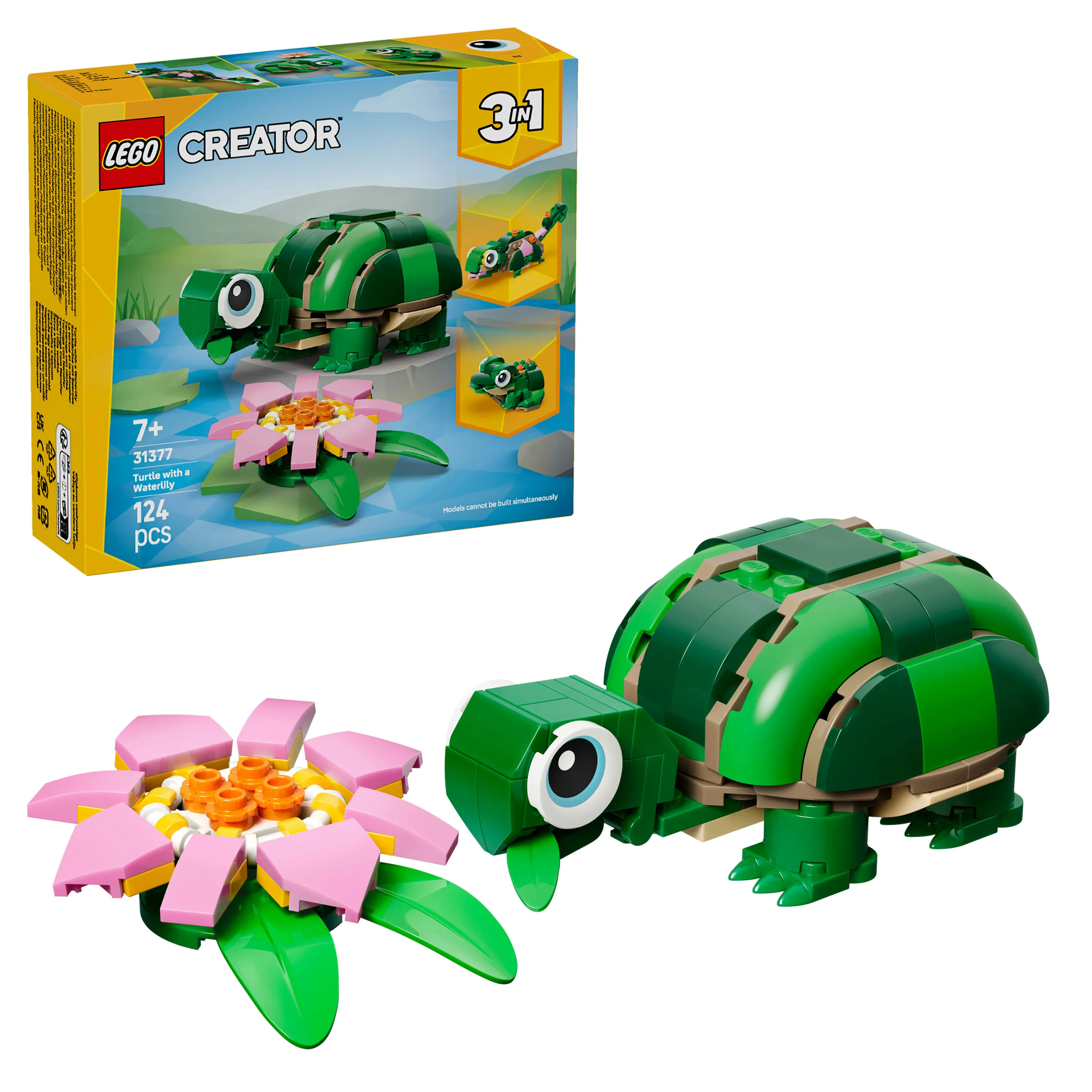 LEGO Creator Sk&ouml;ldpadda och n&auml;ckros 31377