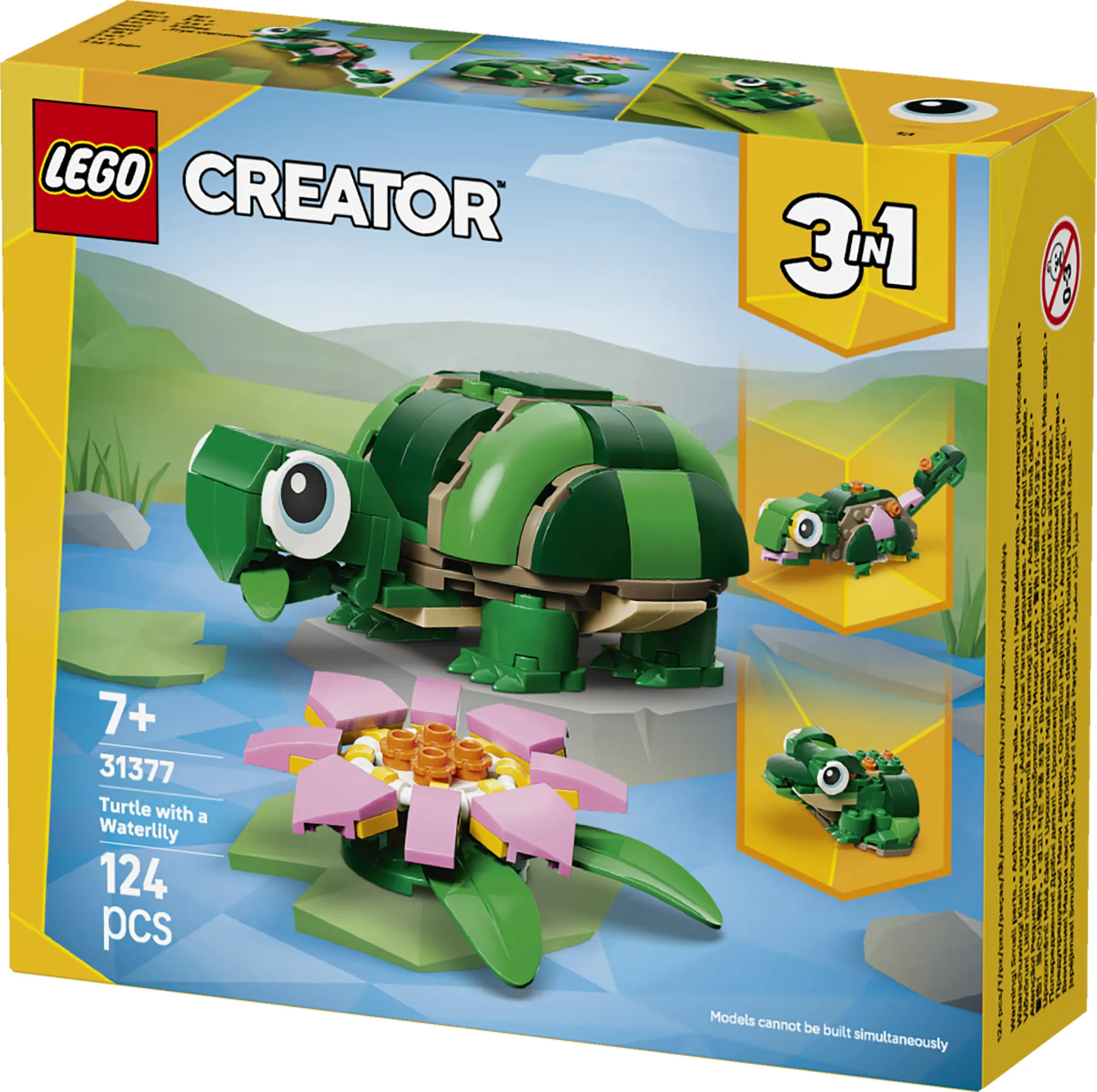 LEGO Creator Sk&ouml;ldpadda och n&auml;ckros 31377