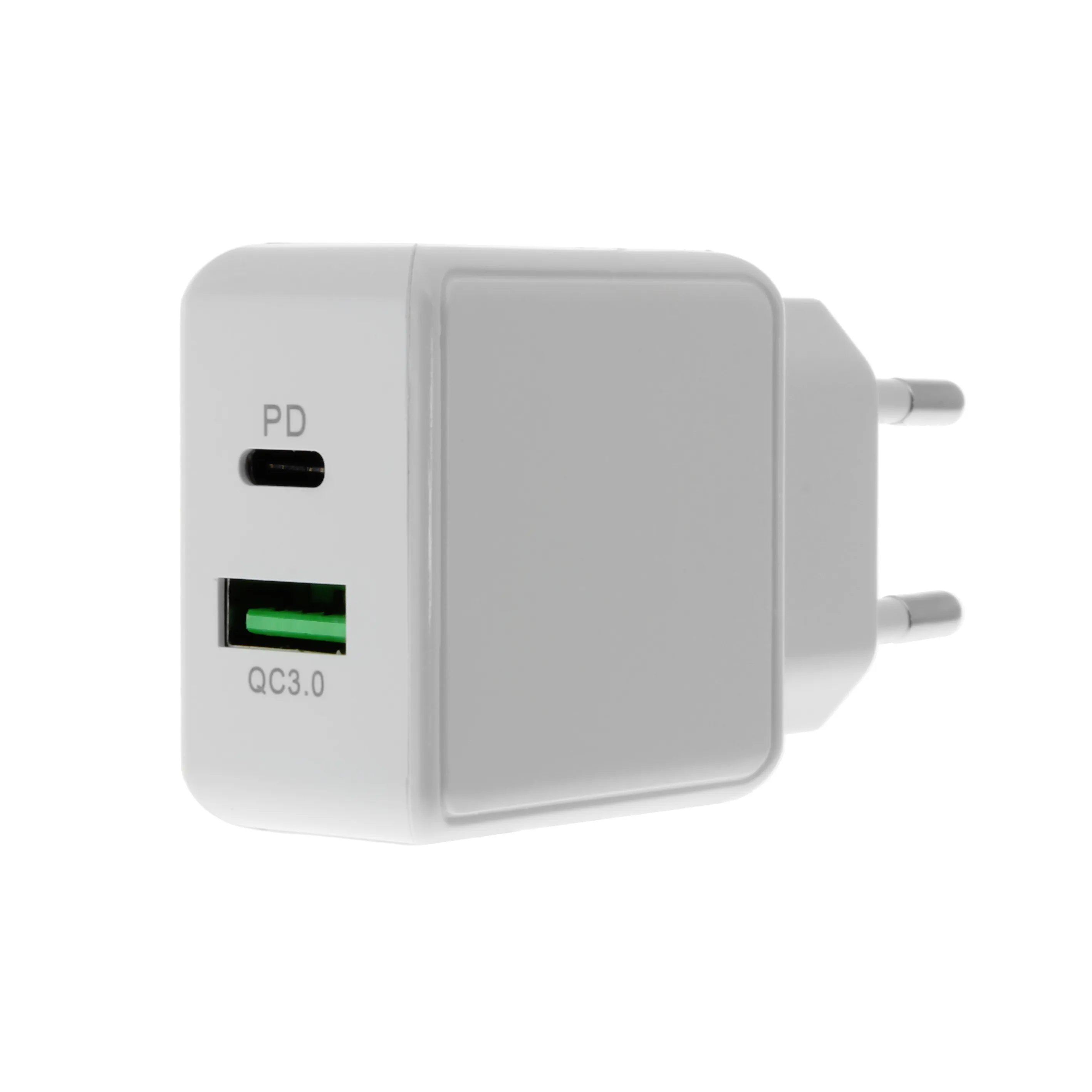 WALLCHARG USB-C/USB-A PD3.0/QC.3.0 20W