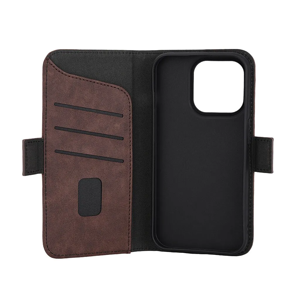 GEAR Wallet MagSeries, iPhone 15 Pro - Wallet Case, Brown