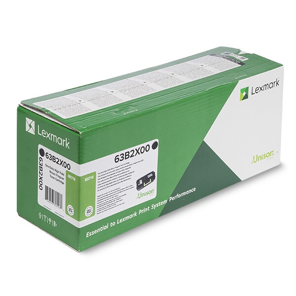 Lexmark 63B2X00 Extra High Yield toner cartridge, Black