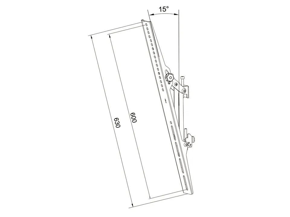 M Pro Series - Tilt Arms 600mm