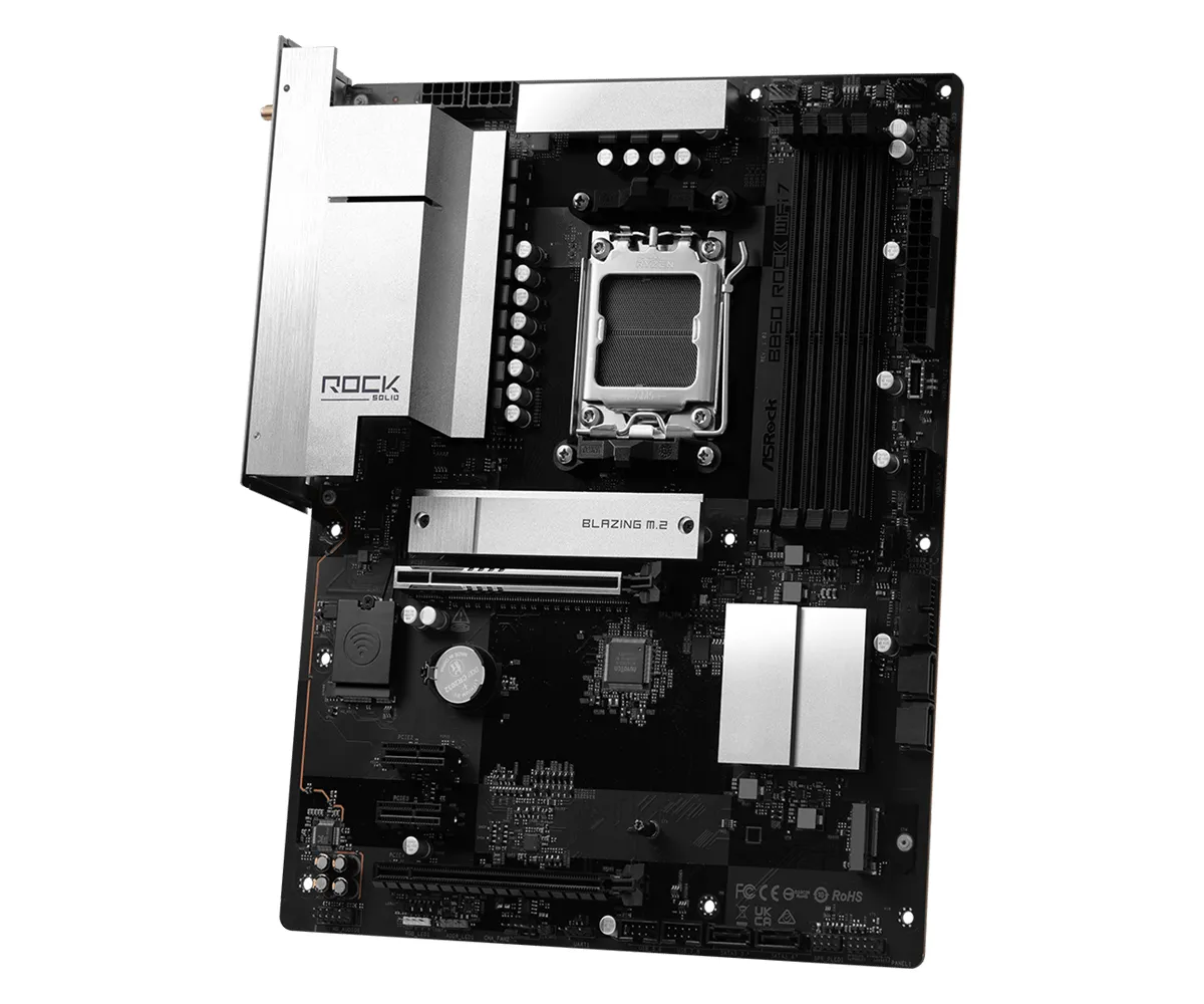 ASRock B850 Rock WiFi 7 AM5 ATX -emolevy