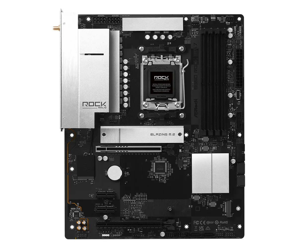ASRock B850 Rock WiFi 7 AM5 ATX -emolevy