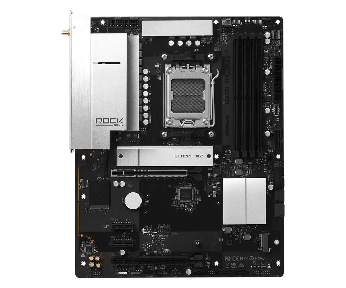 ASRock B850 Rock WiFi 7 AM5 ATX -emolevy