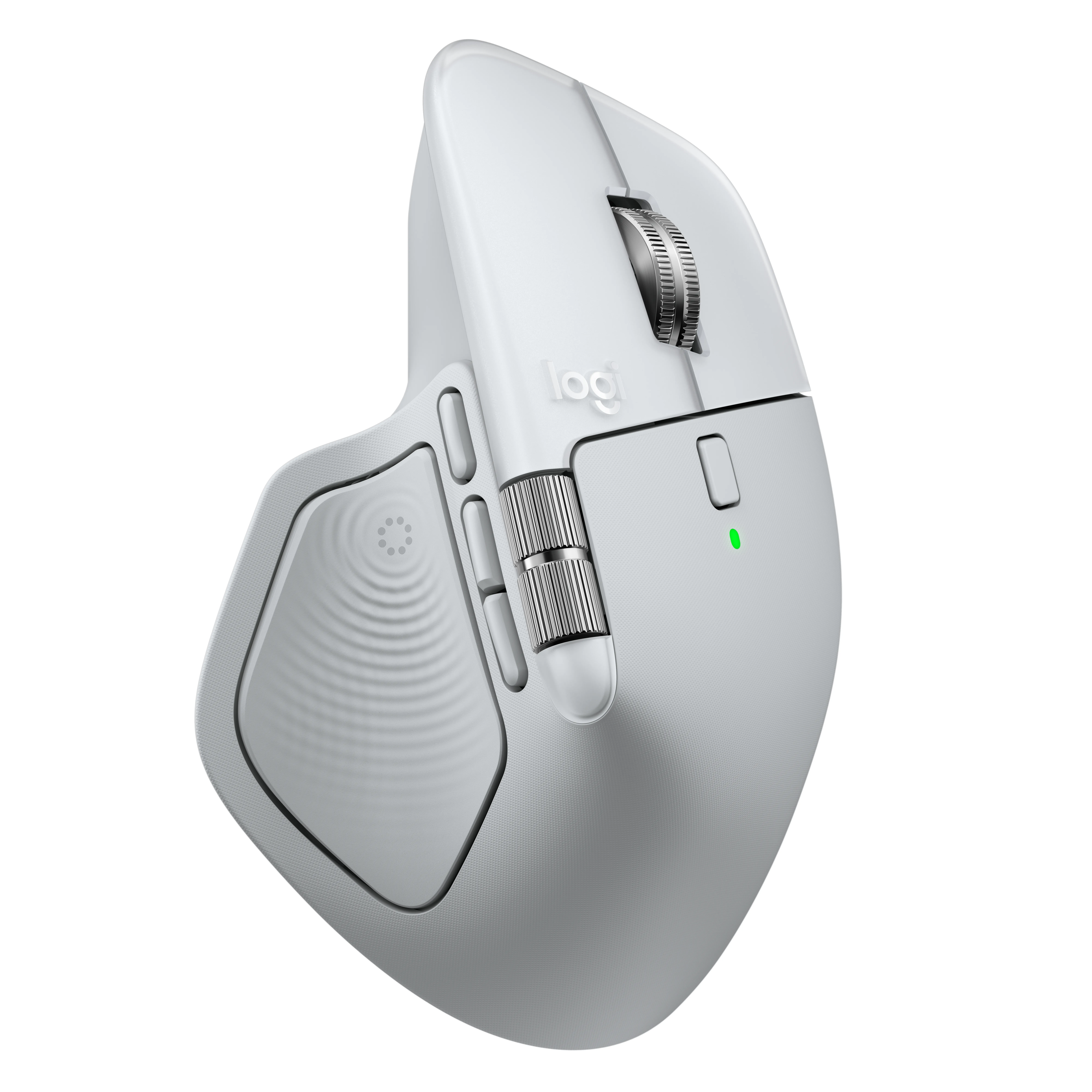 Logitech MX Master 4 Mac -langaton hiiri, Valkoinen, Hopea