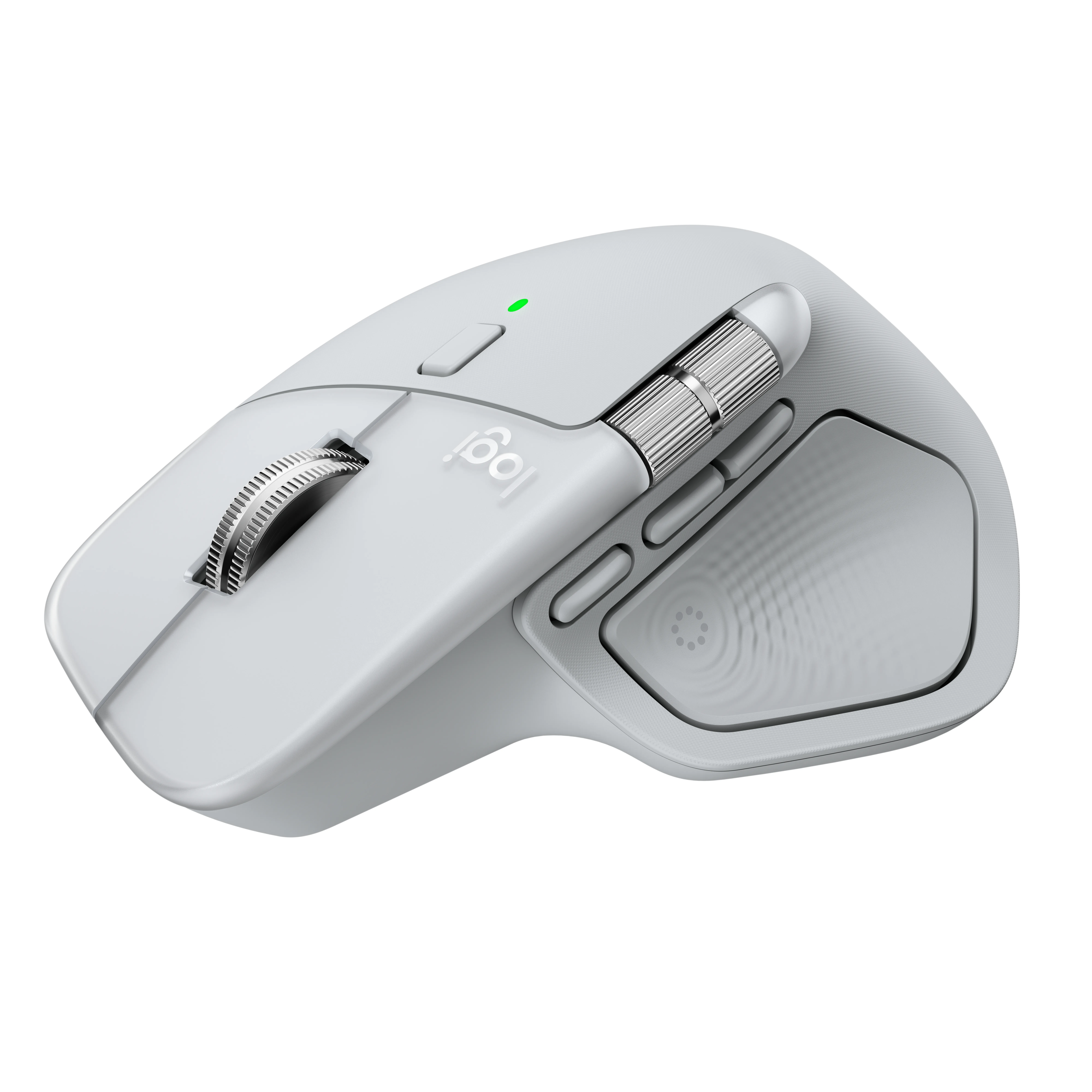 Logitech MX Master 4 Mac -langaton hiiri, Valkoinen, Hopea