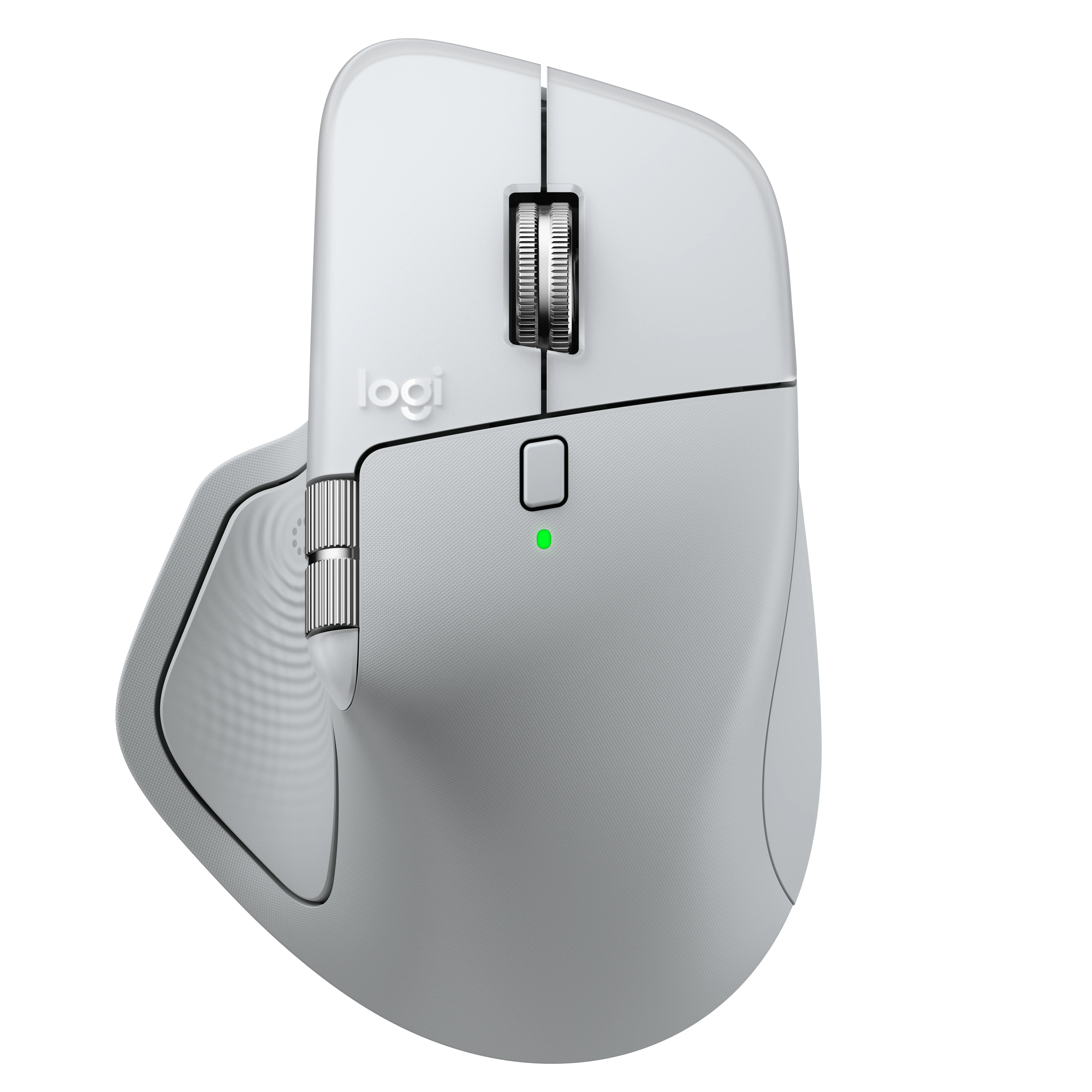 Logitech MX Master 4 Mac -langaton hiiri, Valkoinen, Hopea