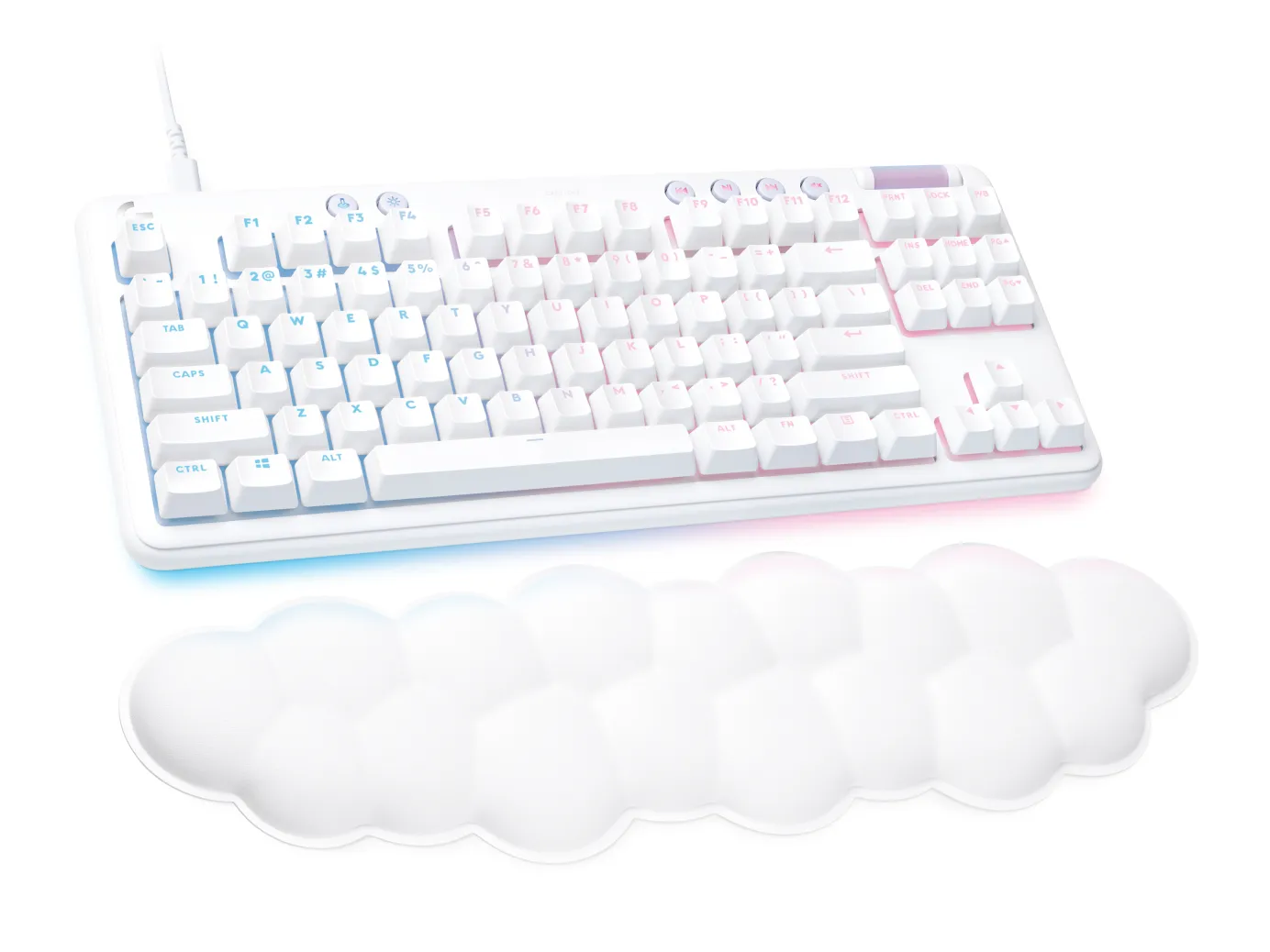 Logitech G713, Linear GX Red - gaming keyboard, white