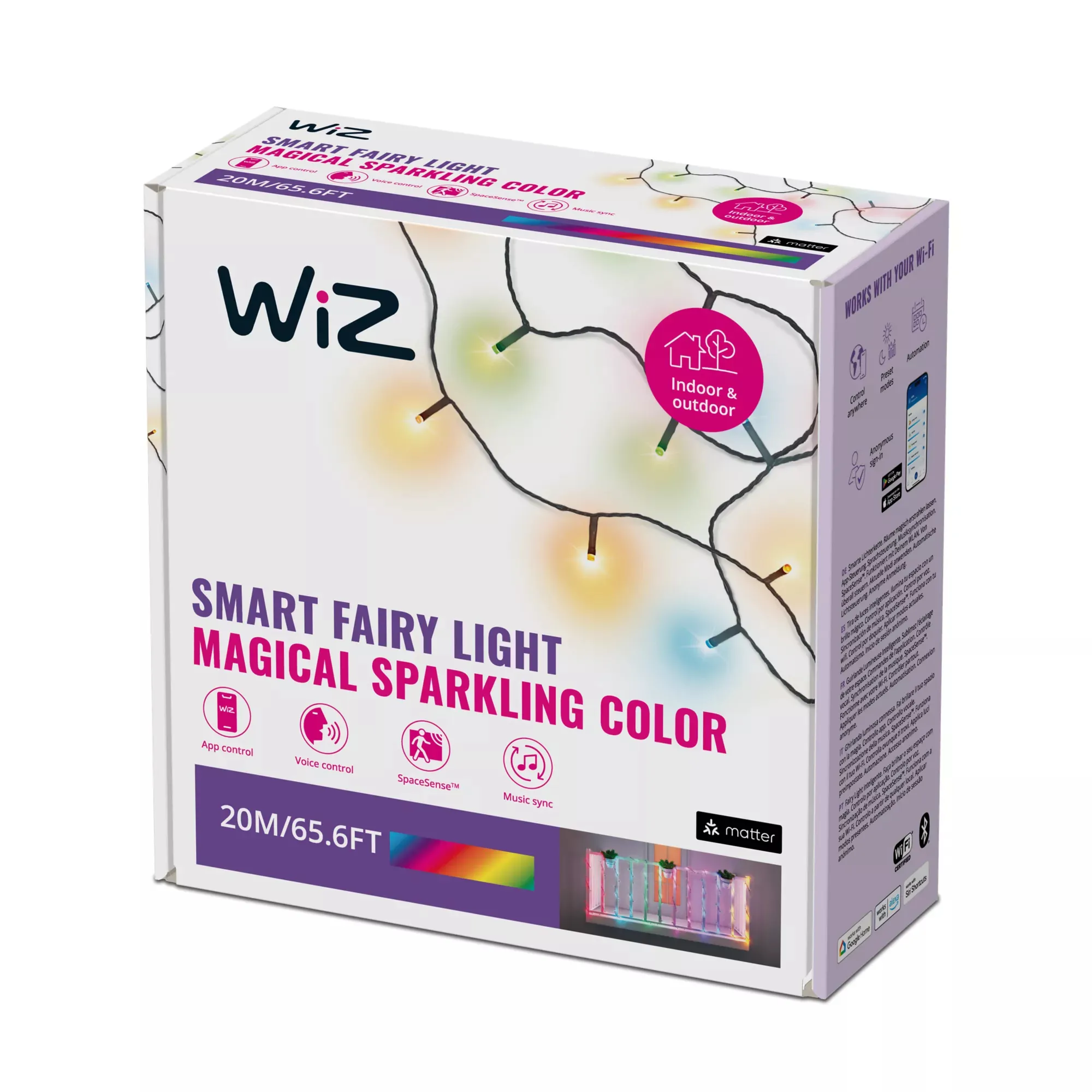 WiZ WiFi LED Fairy Light Type-C - decorative light kit, 20m