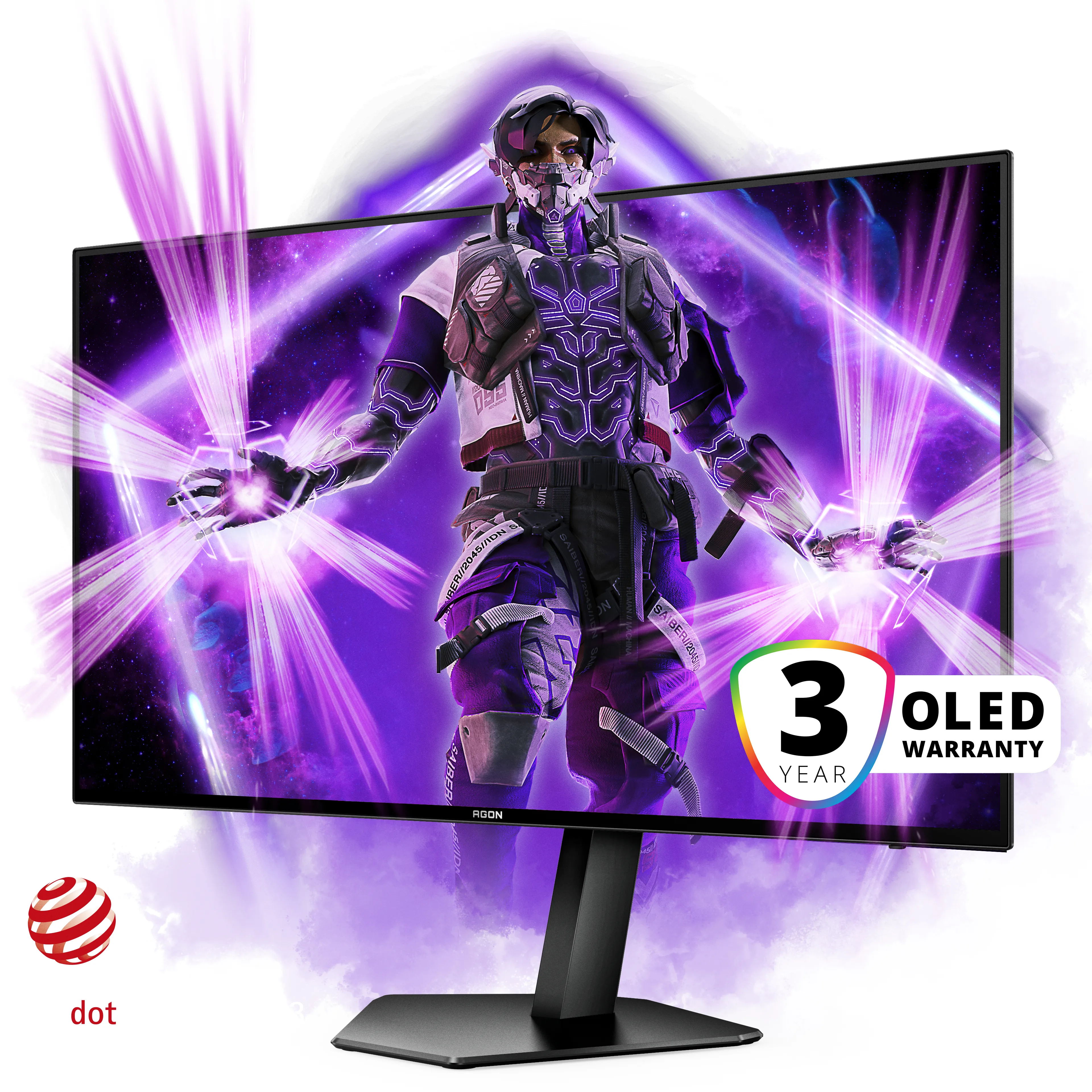 AOC 27&quot; AG276QZD QHD, OLED - gamingsk&auml;rm