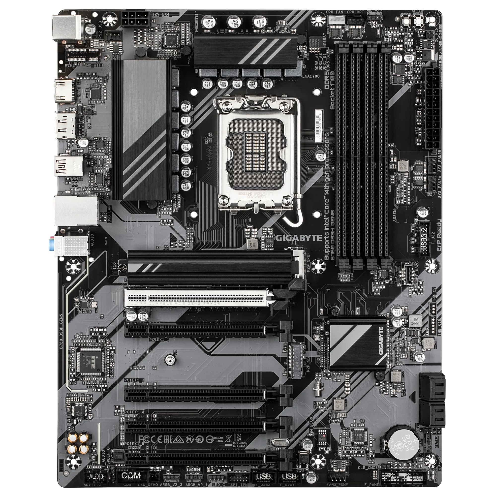 Gigabyte B760 S3H Gen5, DDR5, LGA1700 ATX - motherboard
