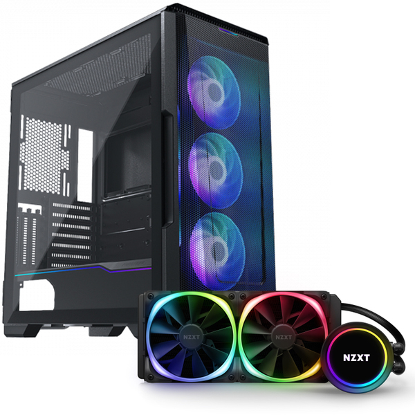 Bundle + NZXT Kraken X53 240mm Liquid CPU - RGB + Phanteks Eclipse P400 Air DRGB Black