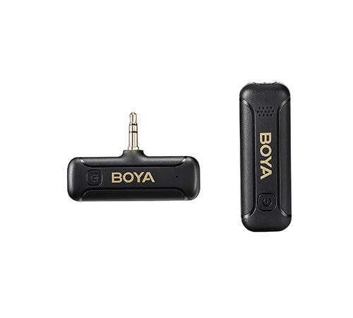 BOYA BY-WM3T2-M1 Wireless Lavalier Microphone (incl. 1 transmitter + 1 receiver), Black