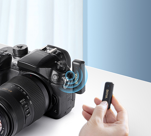 BOYA BY-WM3T2-M1 Wireless Lavalier Microphone (incl. 1 transmitter + 1 receiver), Black