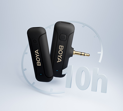 BOYA BY-WM3T2-M1 Wireless Lavalier Microphone (incl. 1 transmitter + 1 receiver), Black