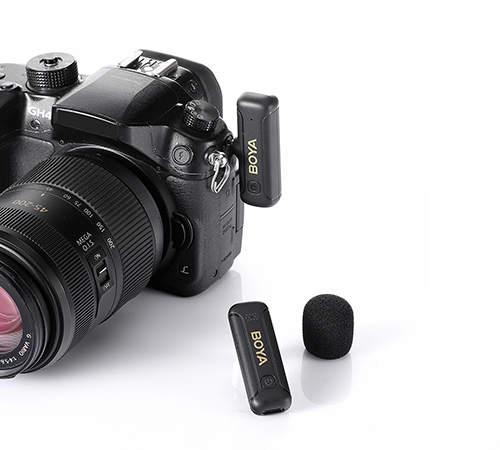 BOYA BY-WM3T2-M1 Wireless Lavalier Microphone (incl. 1 transmitter + 1 receiver), Black