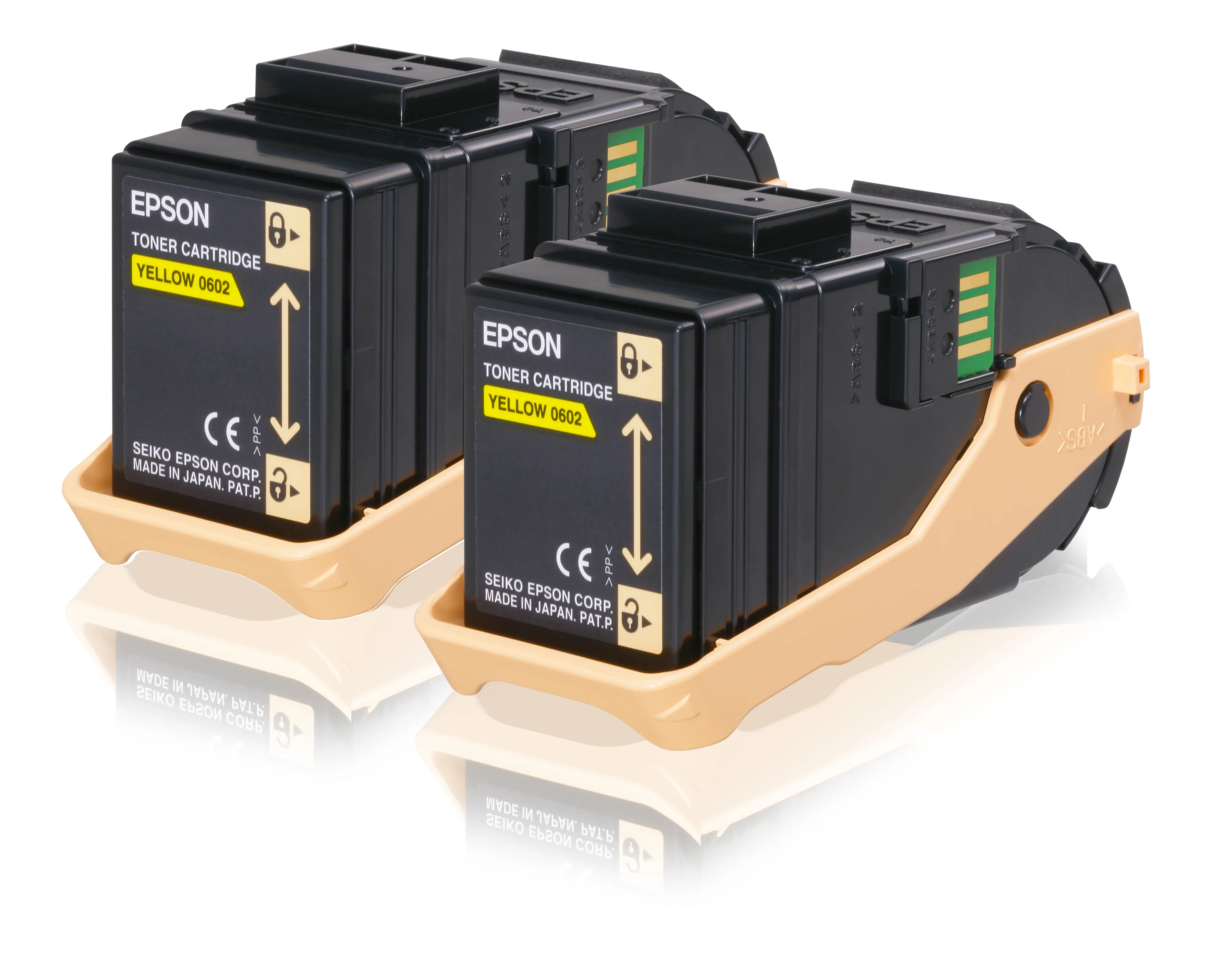 Epson Double Pack - V&auml;riainekasetti - 2 x keltainen - 7500 sivua malleihin AcuLaser C9300D2TN, C9300D3TNC, C9300DN, C9300DTN, C9300N, C9300TN