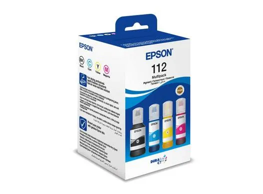 Epson 112 EcoTank ink bottle kit, 260 ml, Multi-colour, 4 pcs