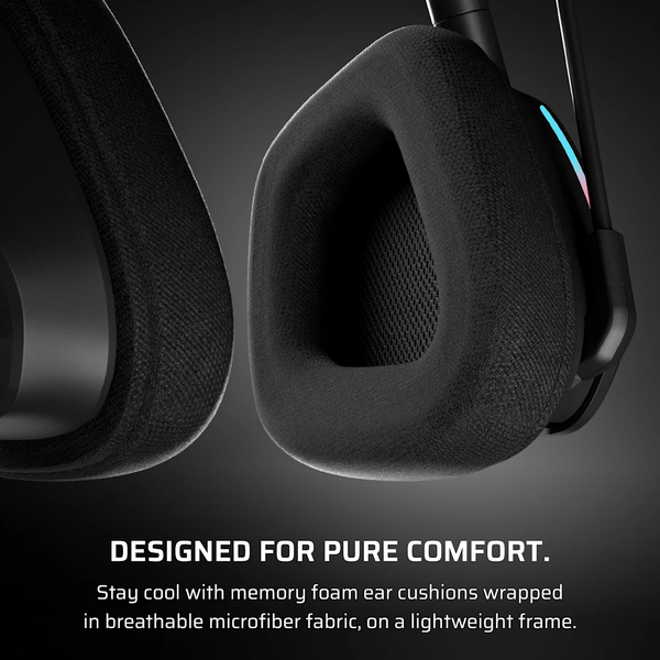 Corsair VOID WIRELESS v2 - trådlös gaming hörlurar, Carbon