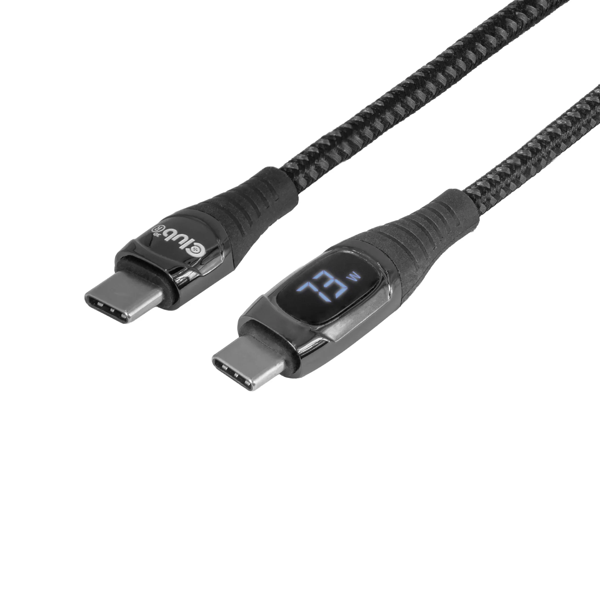 Club 3D CAC-2508 USB-C -kaapeli, 240 W, 2 m, musta