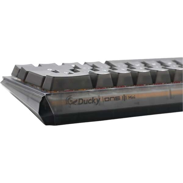 Ducky One 3 Aura 60% Mechanical Ergonomic Gaming Keyboard, Cherry MX Brown, Black