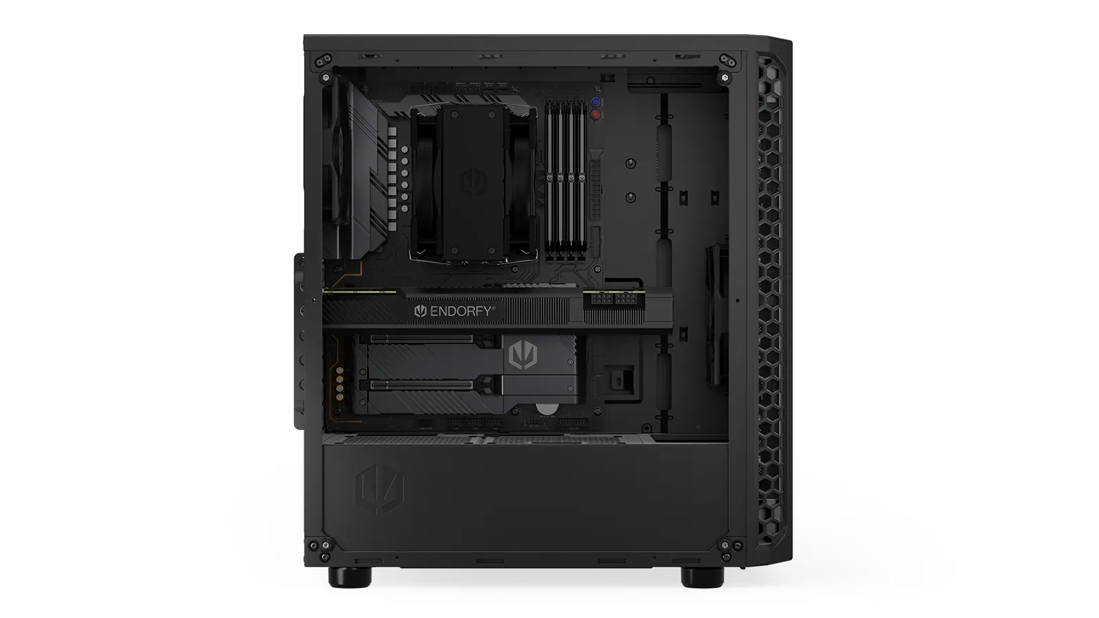 Endorfy Signum 300 Core - Minitower chassi, f&ouml;nster, Svart