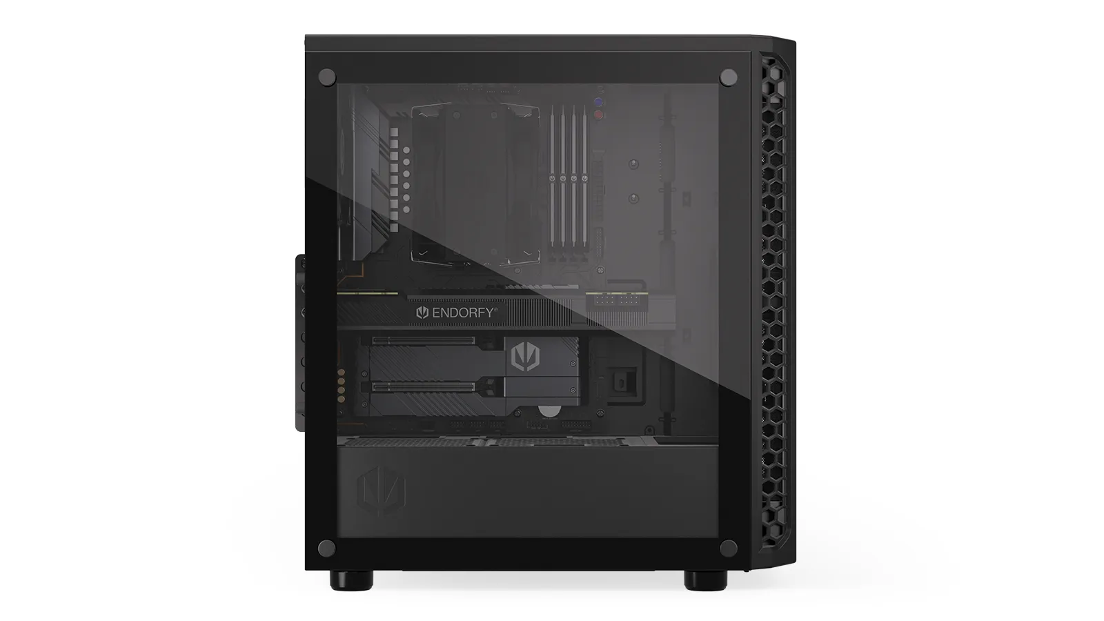 Endorfy Signum 300 Core - Minitower chassi, fönster, Svart