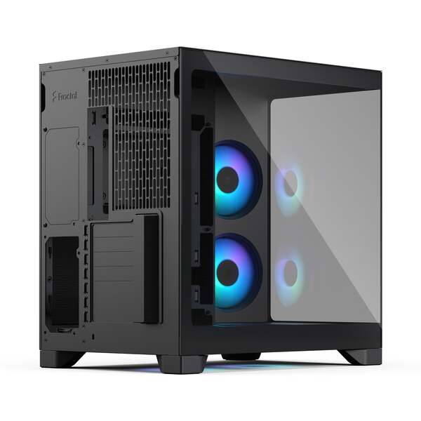 Fractal Design Pop 2 Vision Midi-Tower Case with RGB lighting and window, Black RGB