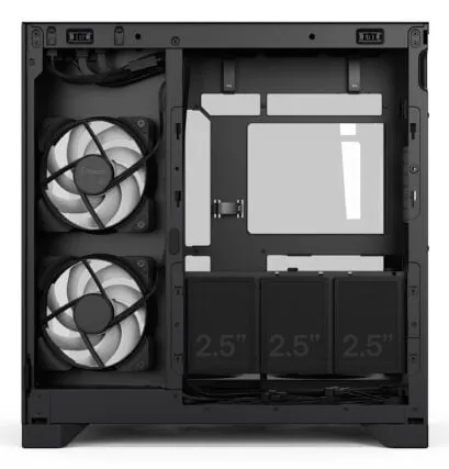 Fractal Design Pop 2 Vision Midi-Tower Case with RGB lighting and window, Black